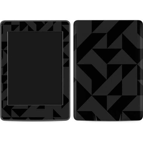 Black Geometric Amazon Kindle Skin